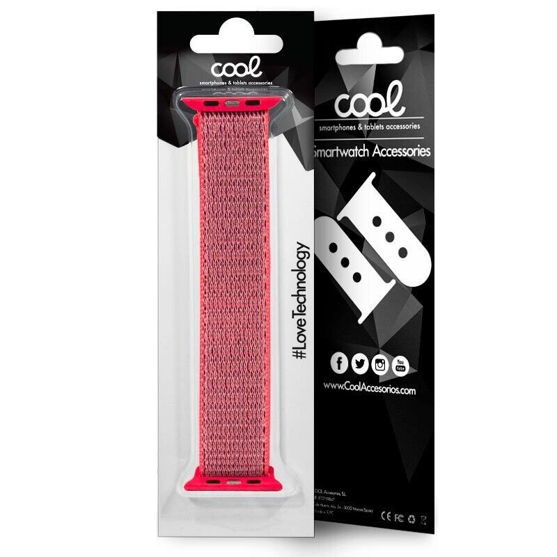 Pulseira Nylon Rosa  para Apple Watch