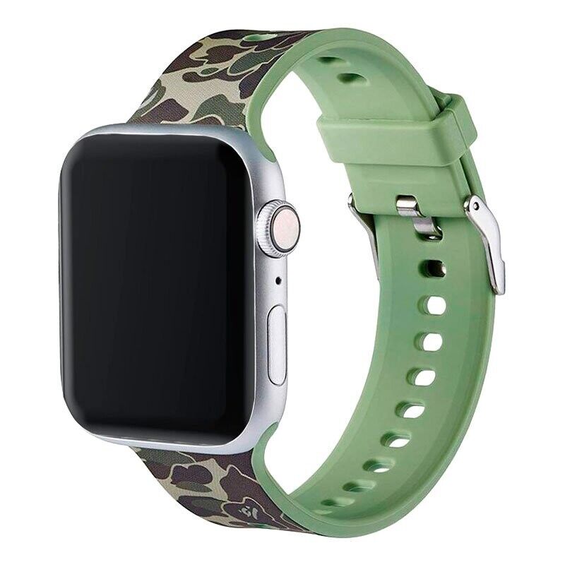 Pulseira Silicone Camuflada para Apple Watch Serie 38mm - 40mm - 41mm