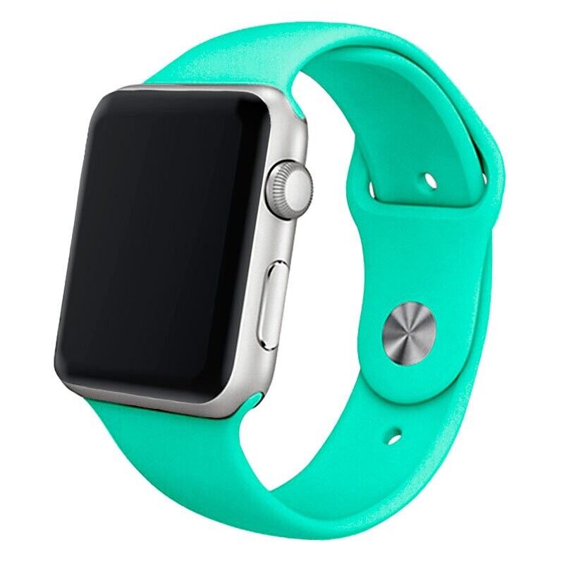 Pulseira Silicone Verde Menta para Apple Watch Serie 38mm - 40mm - 41mm