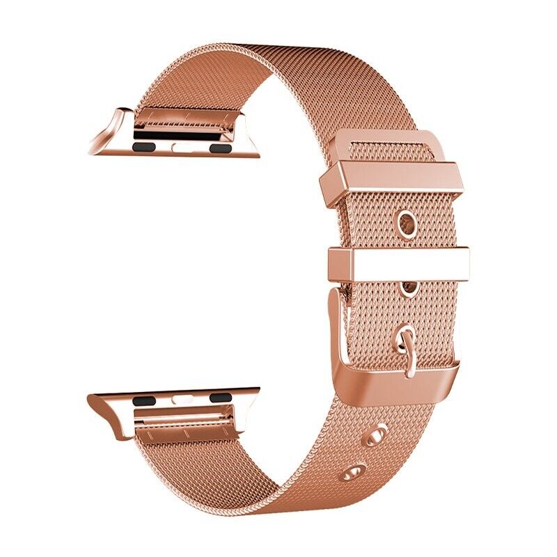 Pulseira Metal Gold Rose para Apple Watch Serie 38mm - 40mm - 41mm