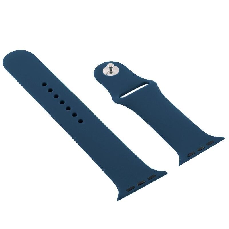 Pulseira Silicone Azul Noite para Apple Watch