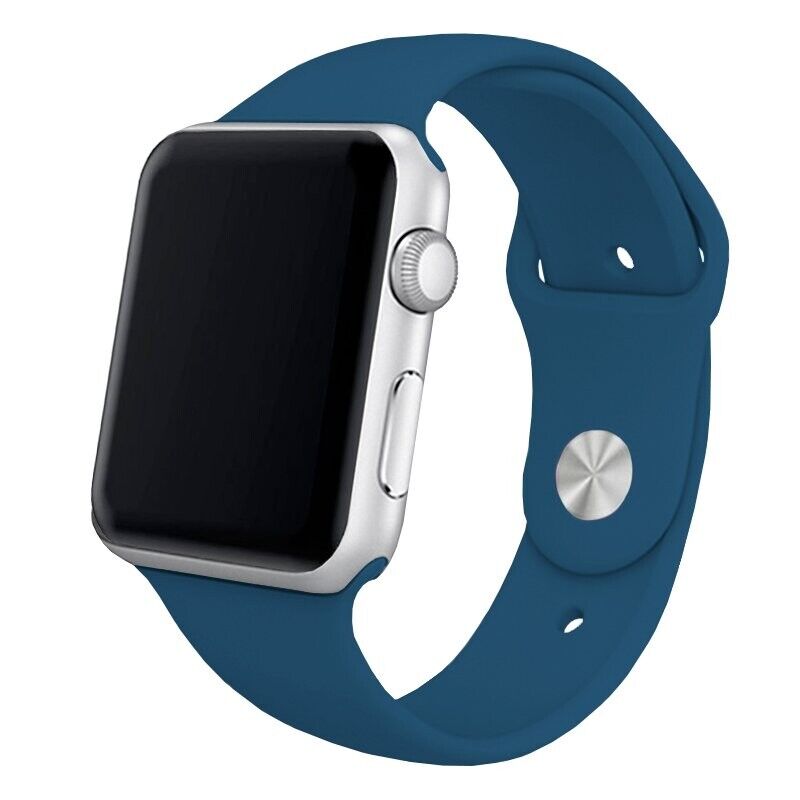 Pulseira Silicone Azul Noite para Apple Watch