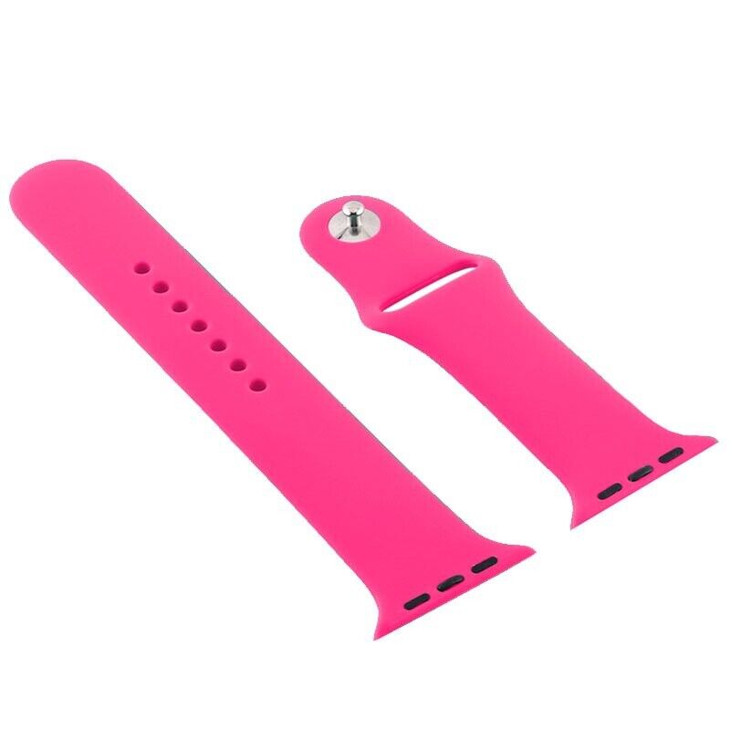 Pulseira Silicone Rosa Fúcsia para Apple Watch