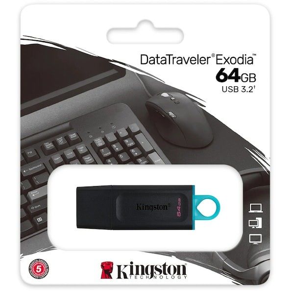 Pen Kingston DataTraveler Exodia 64GB USB3.2 Gen 1