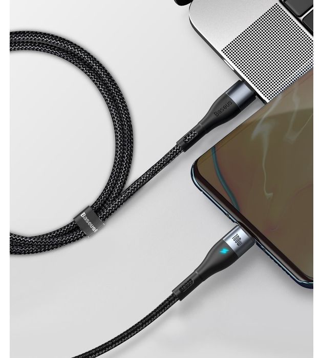 Cabo Magnético 100 W 1.5 M Baseus Zinc Usb Type-C Black