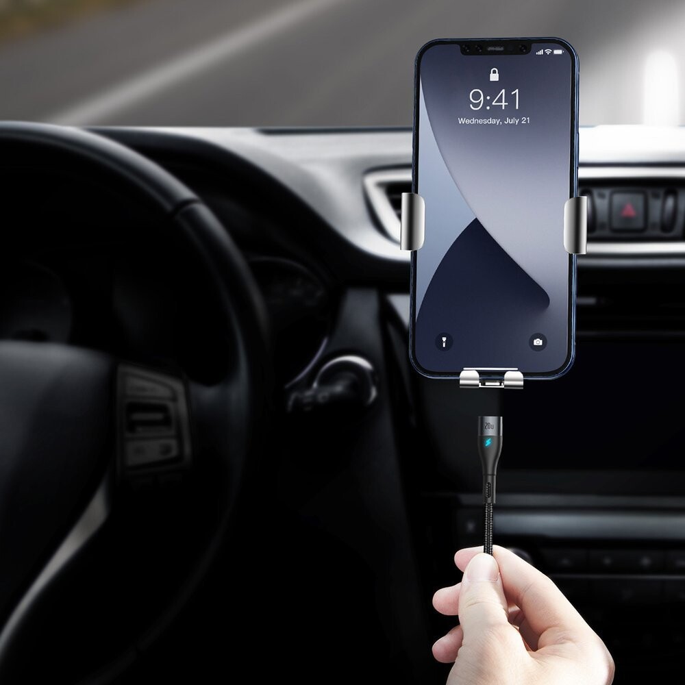 Cabo Magnético 20W 1metro Baseus Zinc Usb Type C - Lightning 20 6