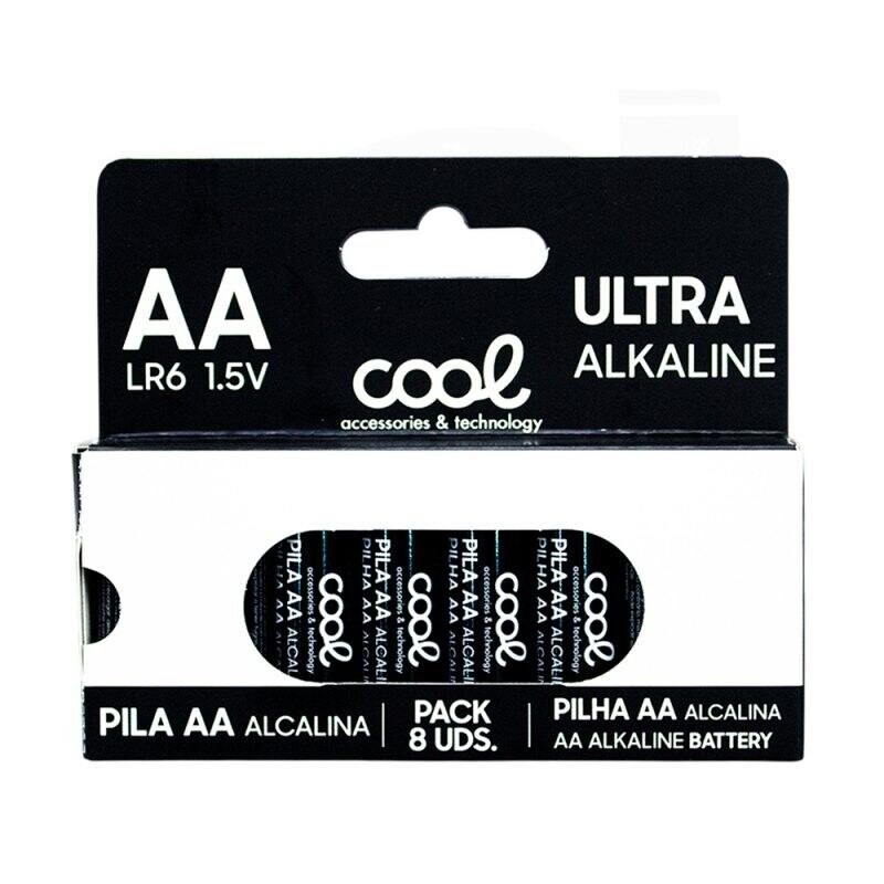 Pilha Alcalina AAA LR03 (Pack 8 uds)