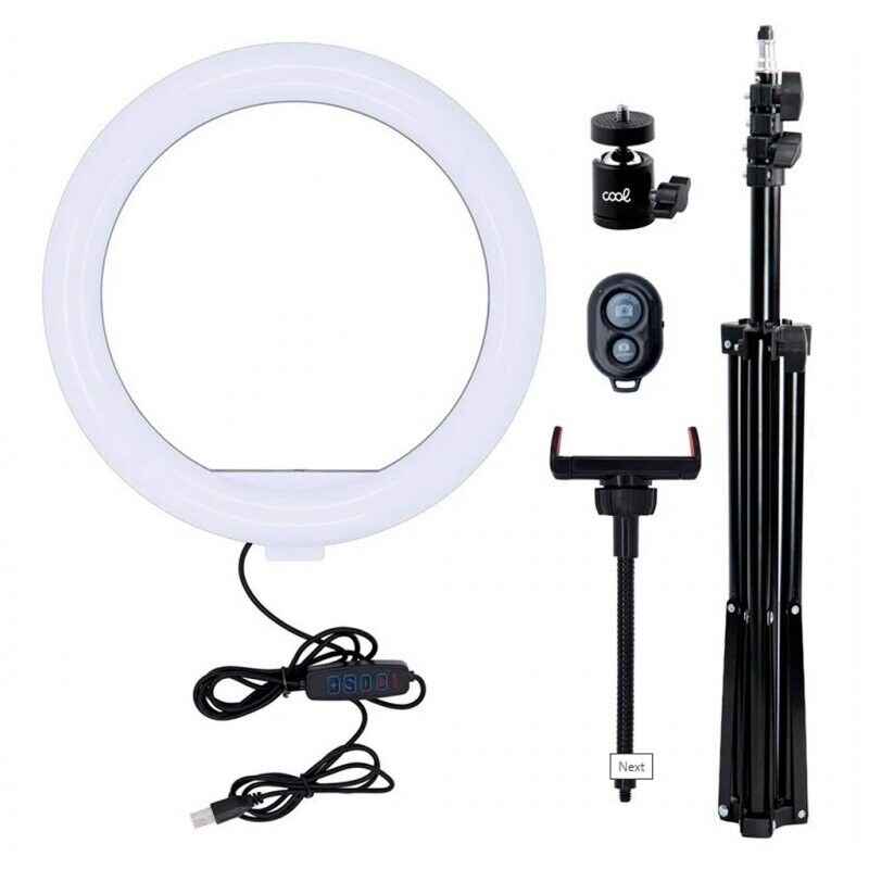 Ring Light 180cm com controle remoto Bluetooth COOL