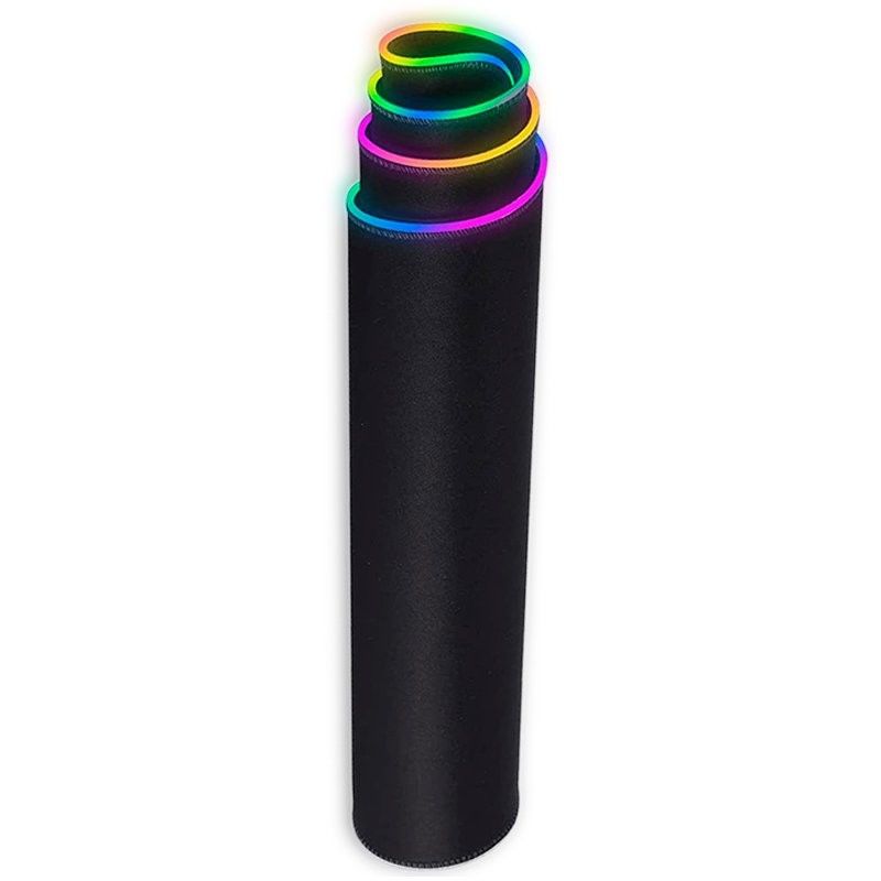 Tapete de Rato Gaming Com Led XL 90 x 40 cm