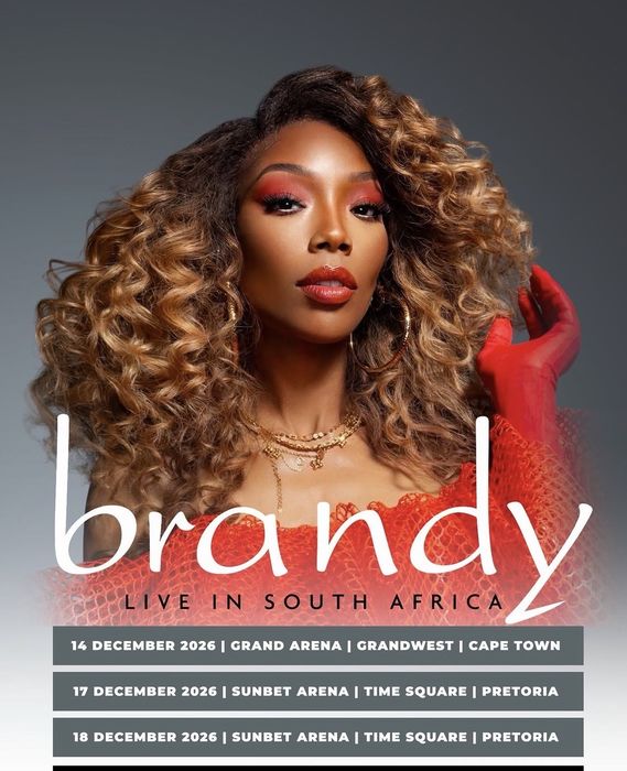Brandy Live in South Africa VIP Experience - 17 December 2026 - Sun Arena Pretoria Menlyn 