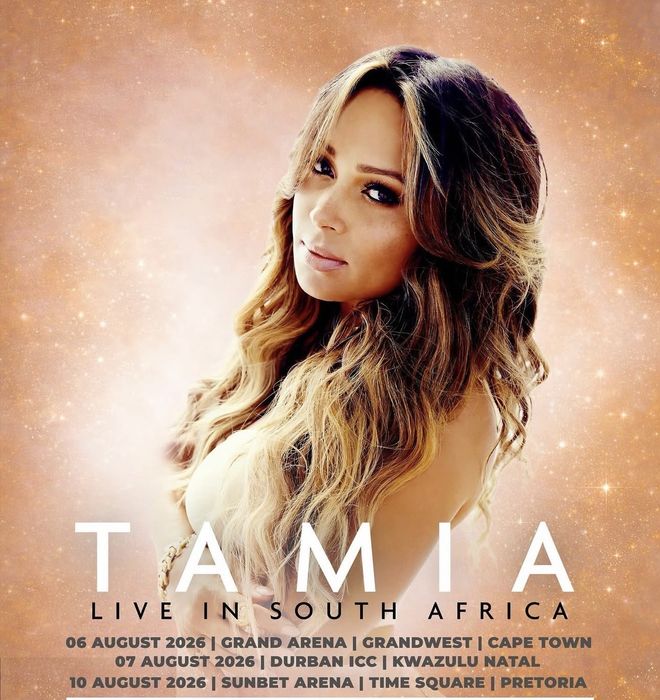 Tamia Live in South Africa VIP Experience - 10 August 2026 - Sun Arena Pretoria Menlyn 