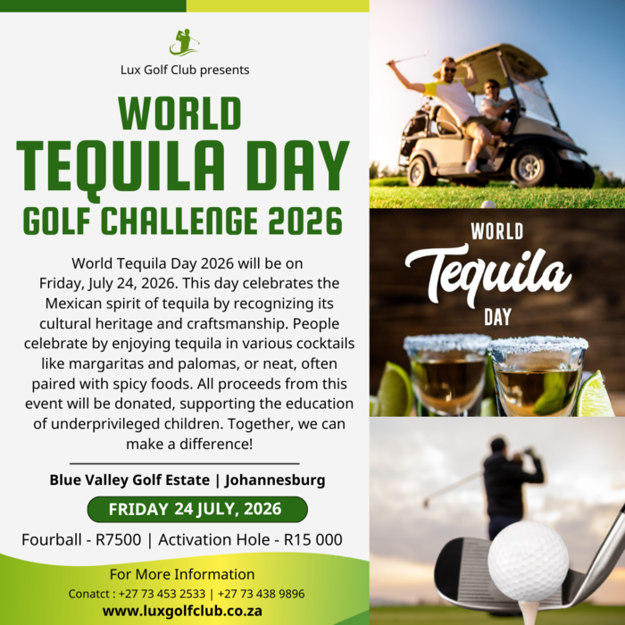 World Tequila Day Golf Challenge - 24 July 2026 - Blue Valley Golf Estate