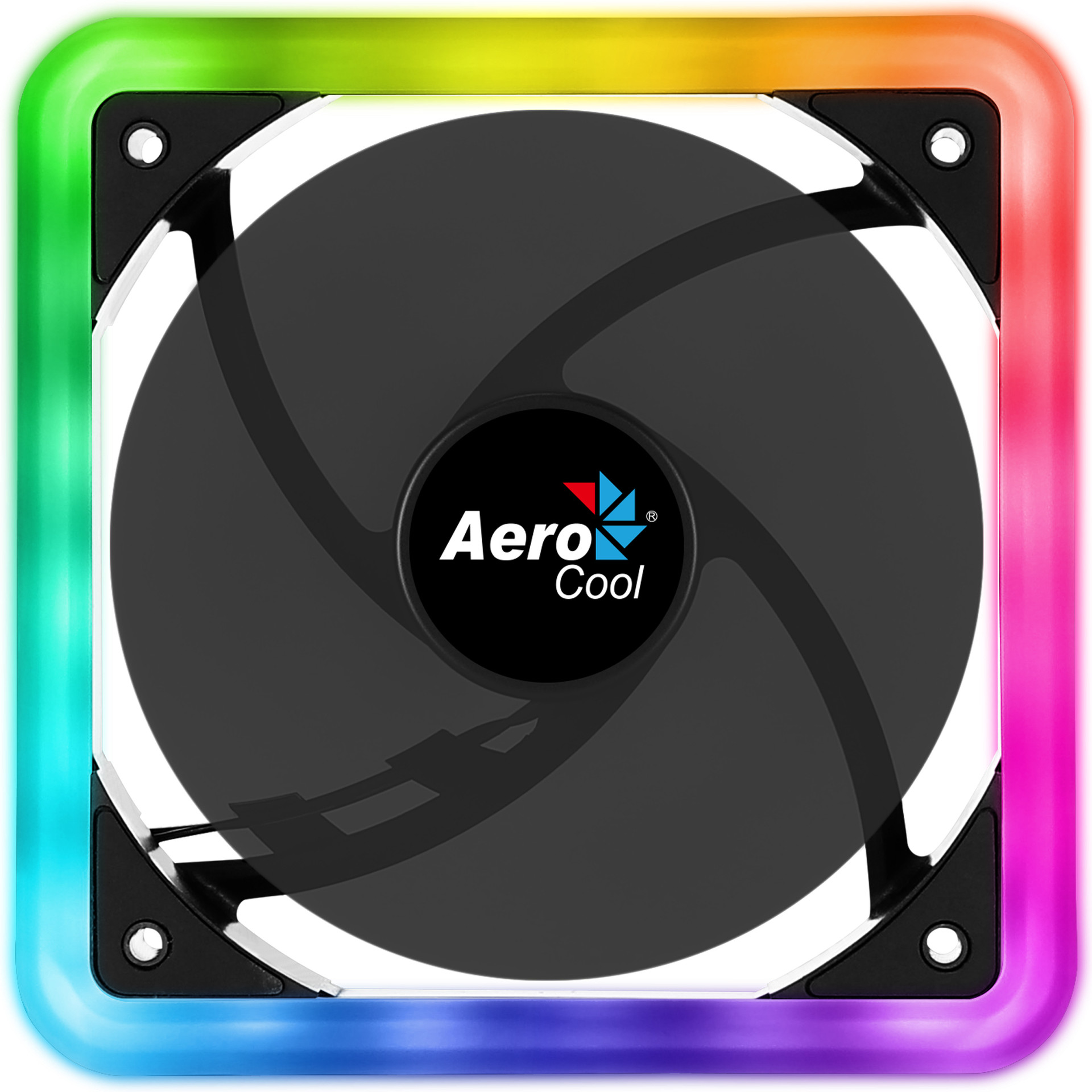 Ventoinha AEROCOOL EDG ARGB FAN SQUARE LED DUAL LIGHTING, PWM - EDGE14
