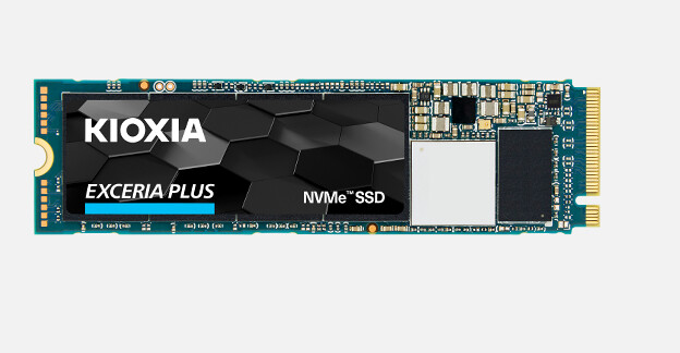SSD M.2 2280 PCIe NVMe KIOXIA 2TB EXCERIA PLUS-3400R/3200W-680K/620K IOPs 