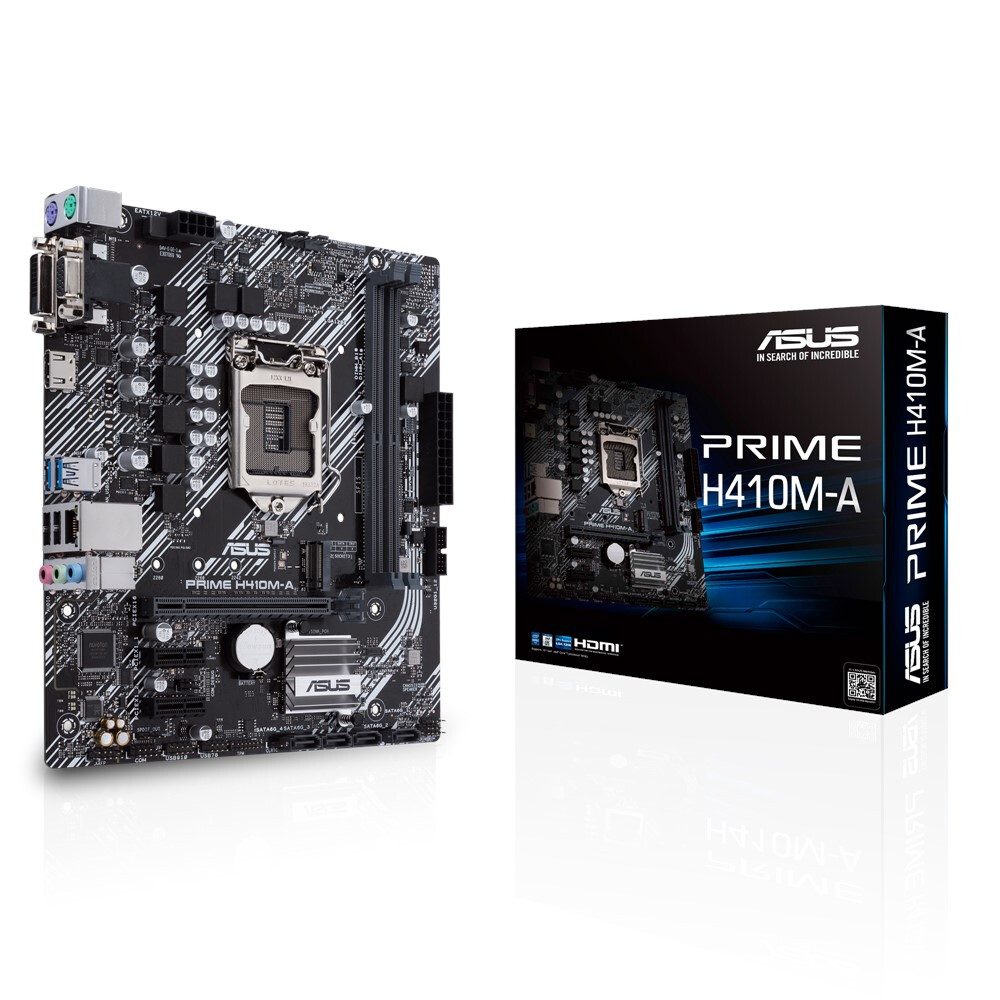 MB ASUS PRIME H410M-A LGA1200 2xDDR4 VGA/DVI/HDMI mATX