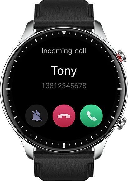 amazfit gtr 2 classic edition obsidian black smartwatch