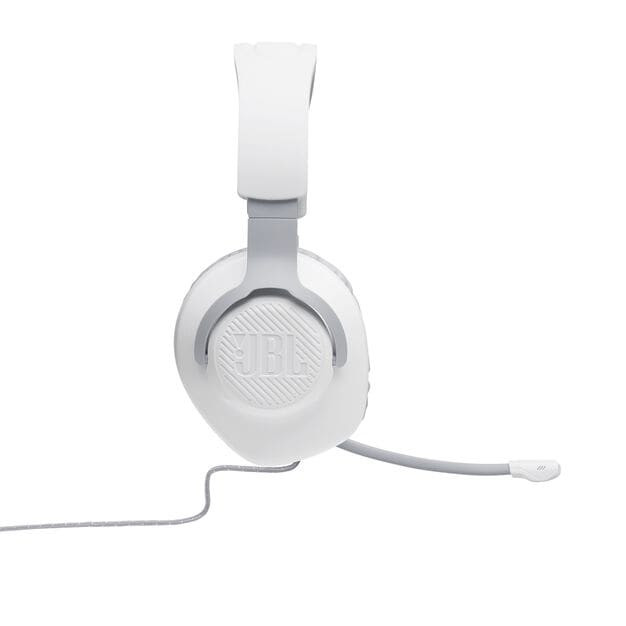 Auscultadores Gaming c/ fio JBL Quantum 100 Over Ear WHITE