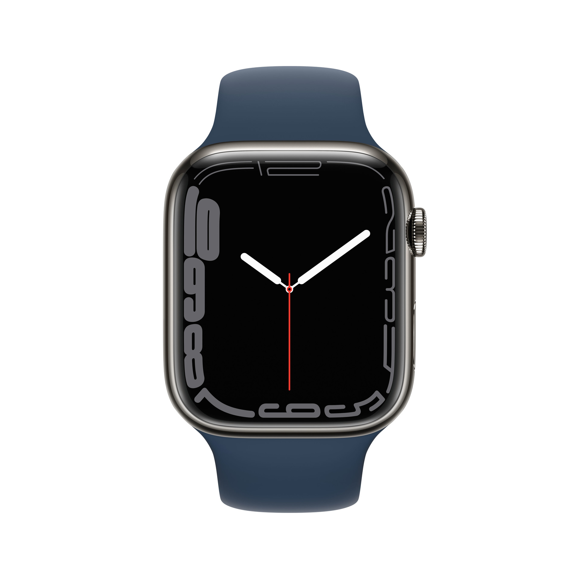 graphite stainless steel apple watch 7