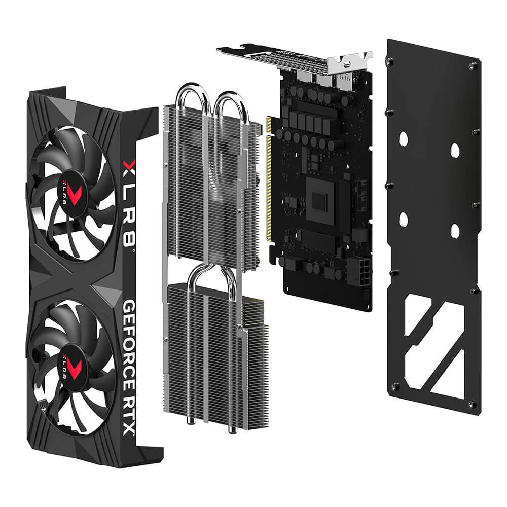 ZOTAC Placa gráfica para jogos GeForce RTX 4060 8GB Solo DLSS 3