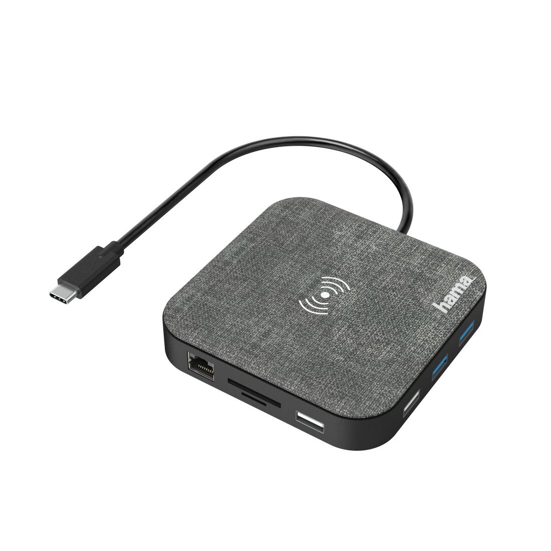 Hub HAMA USB-C "Connect2QiCharge" Wireless Charging, Multiport, 12 Ports