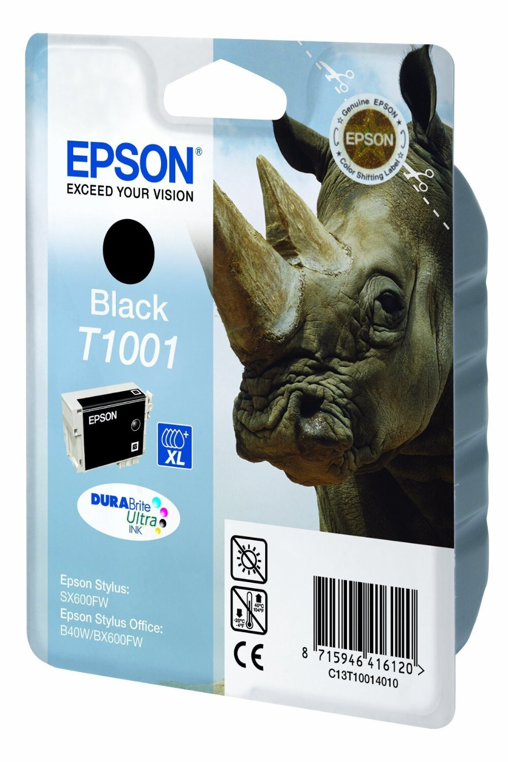 Tinteiro EPSON T1001 Preto - Stylus SX60, B40/BX600