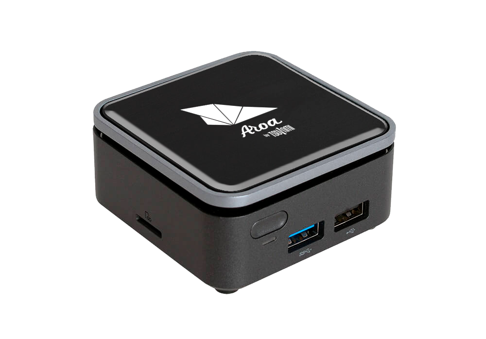 Mini DT TSUNAMI AROA Q2 N4000 4GB eMMC-64GB W10Pro 2YrGar