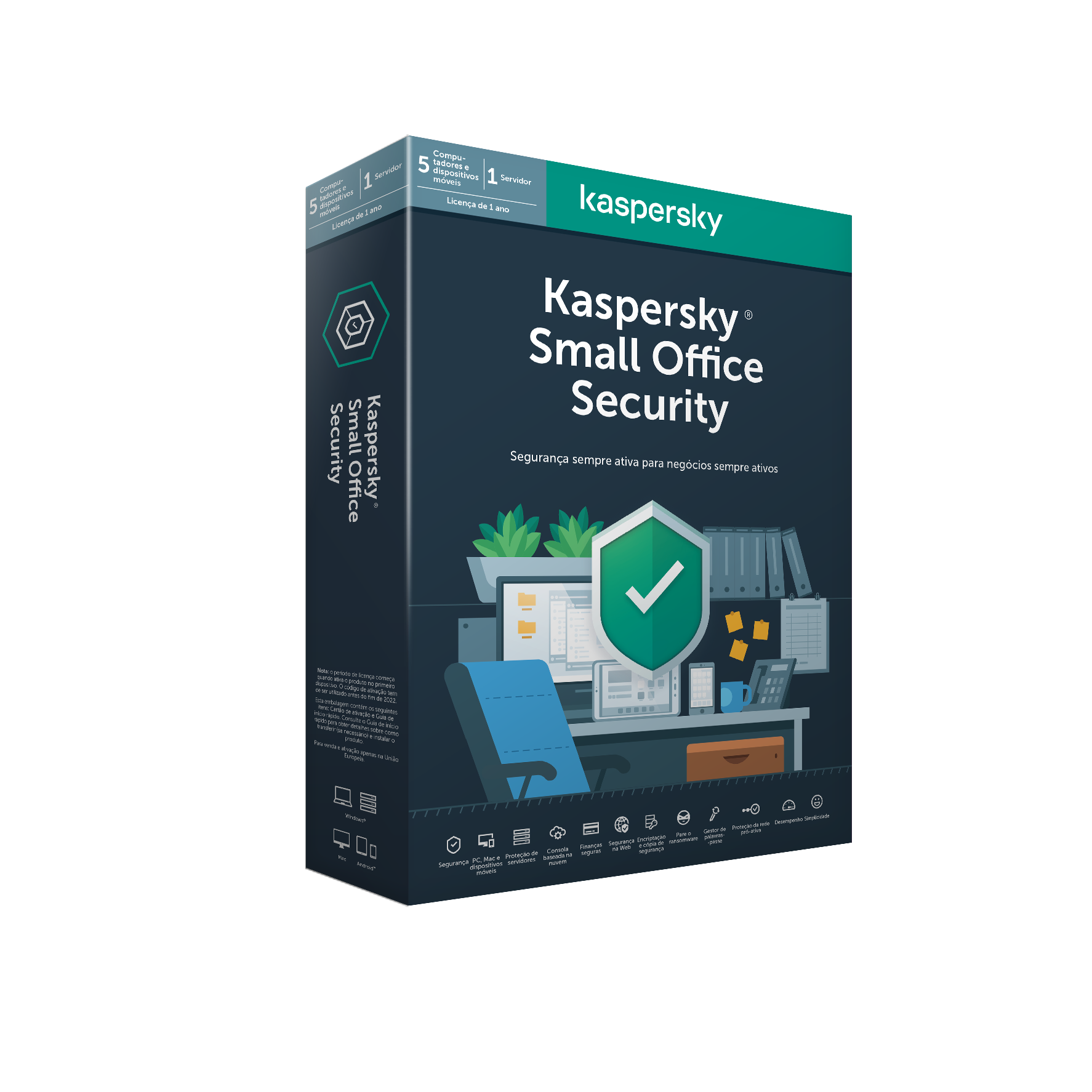 Software Kaspersky Small Office Security 7 5PCs + 1 File Server BOX