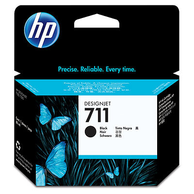 Tinteiro HP 711 Preto - Designjet T120/520