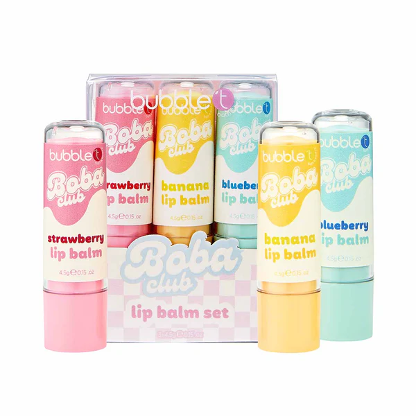Boba Tea Lip Balm Gift Set (3x4.5g)