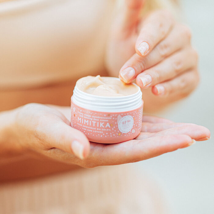 Creme facial autobronzeador- Mimitika