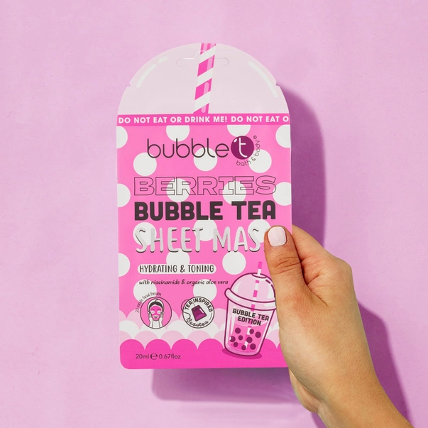 Máscara Hidratante de Lençol Bubble Tea Berries (20ml)