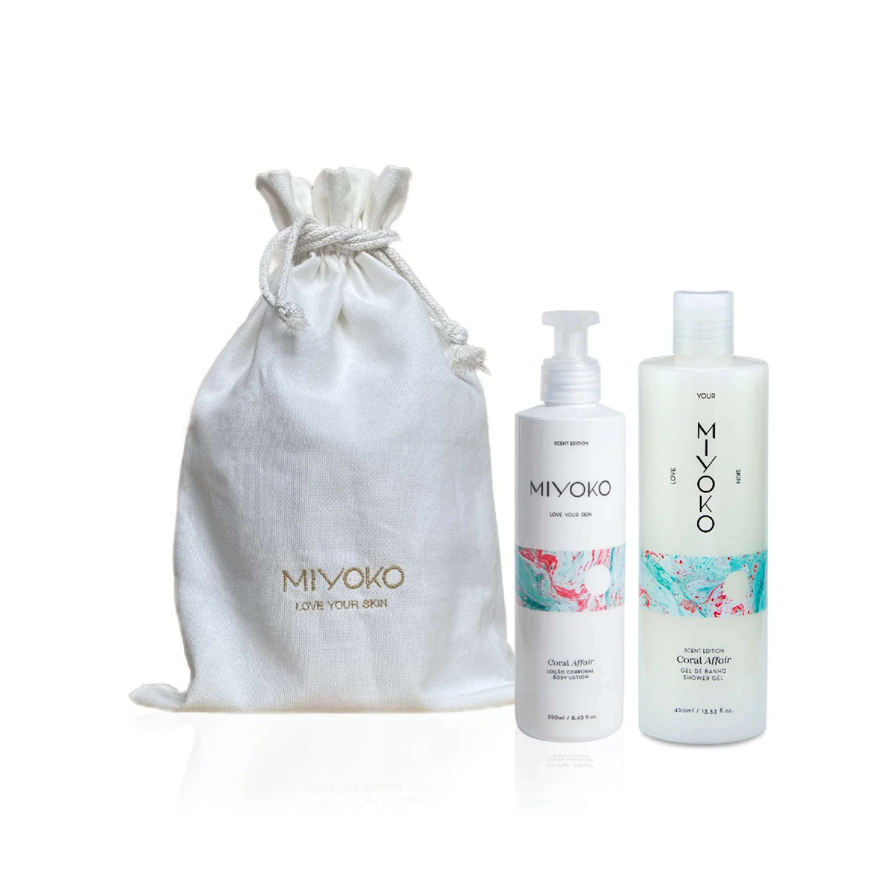 Coffret Gel de Banho e Loção Corporal Coral Affair