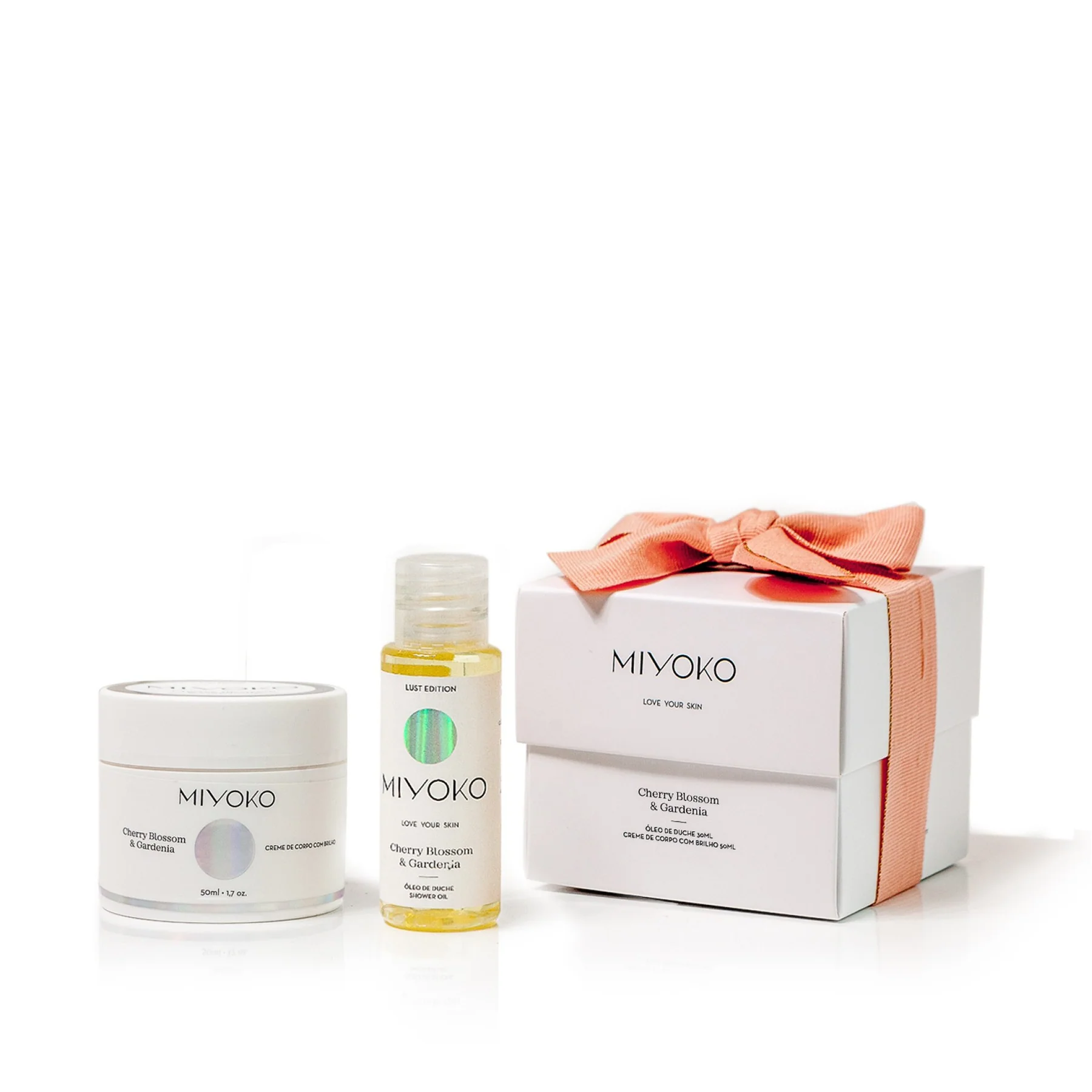 Mini Coffret Óleo de Duche & Creme de Brilho MIYOKO