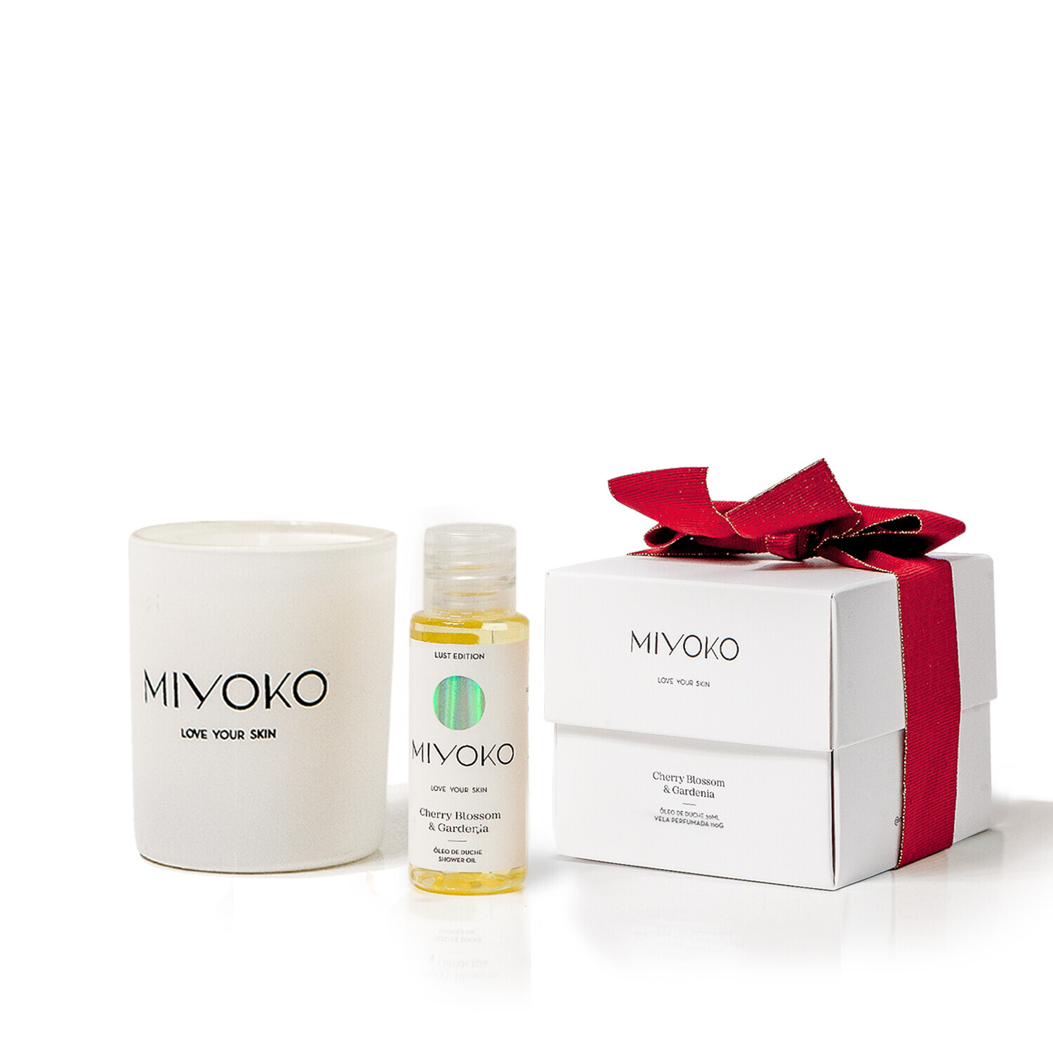 Mini Coffret Vela Perfumada & Óleo de Duche MIYOKO