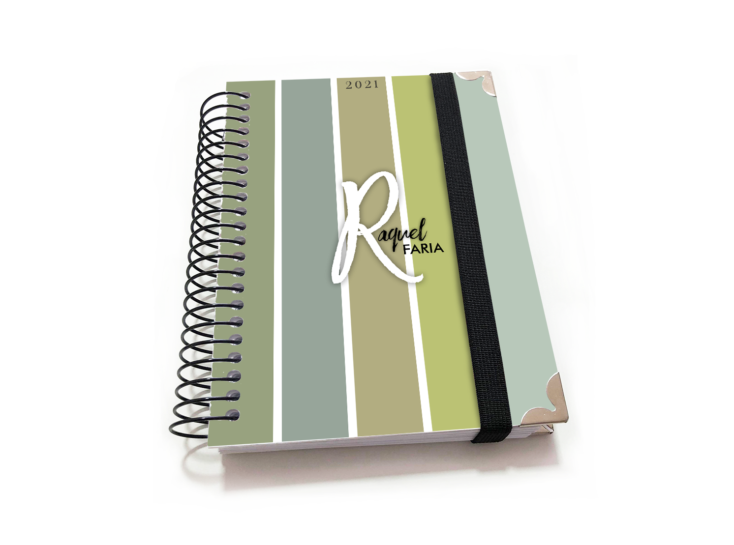 Agenda Nude Personalizada Paleta Verde