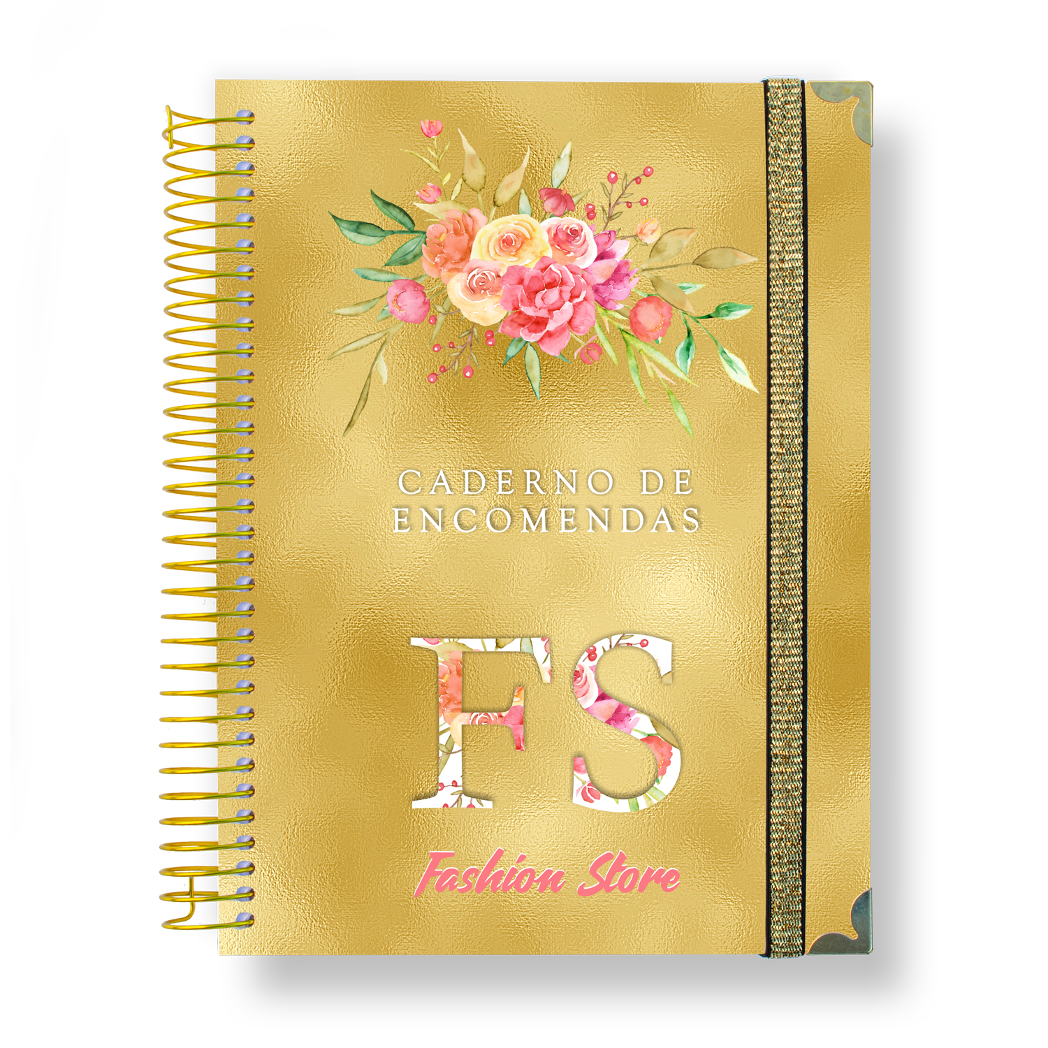 Caderno Personalizado -Dia dos Professores Floral Feminino 2