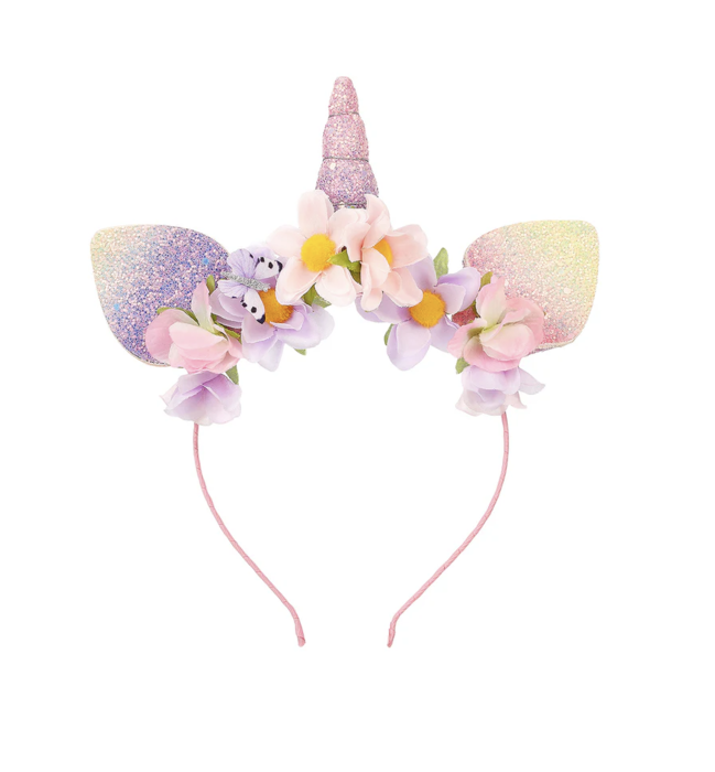  Bandolete Unicórnio Lilás com Flores - Souza 