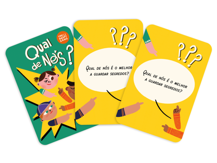 Qual de nós? - The Happy Gang - Cartas