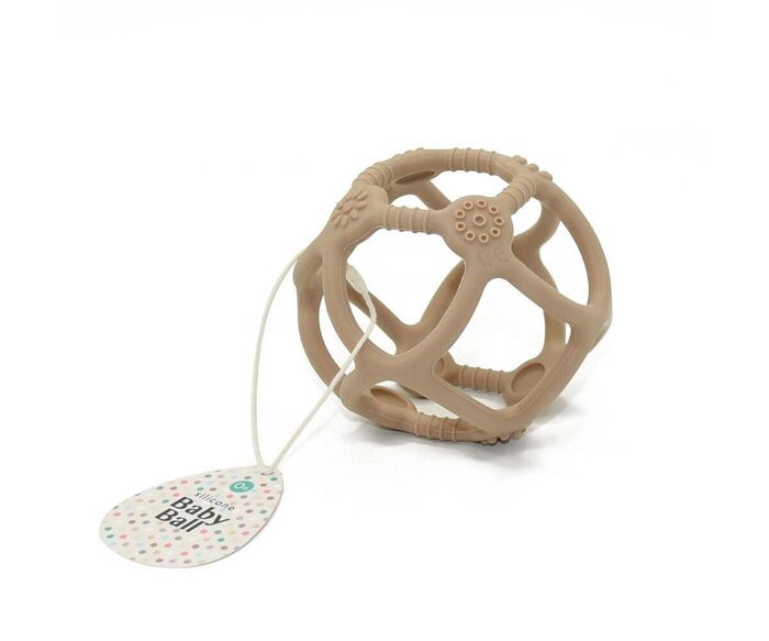  Mordedor de Silicone Ball Mahogany Rose - Petit Monkey 