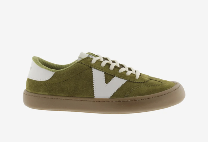 Olmo Barefoot Couro Rachado & Contraste Oliva - Victoria