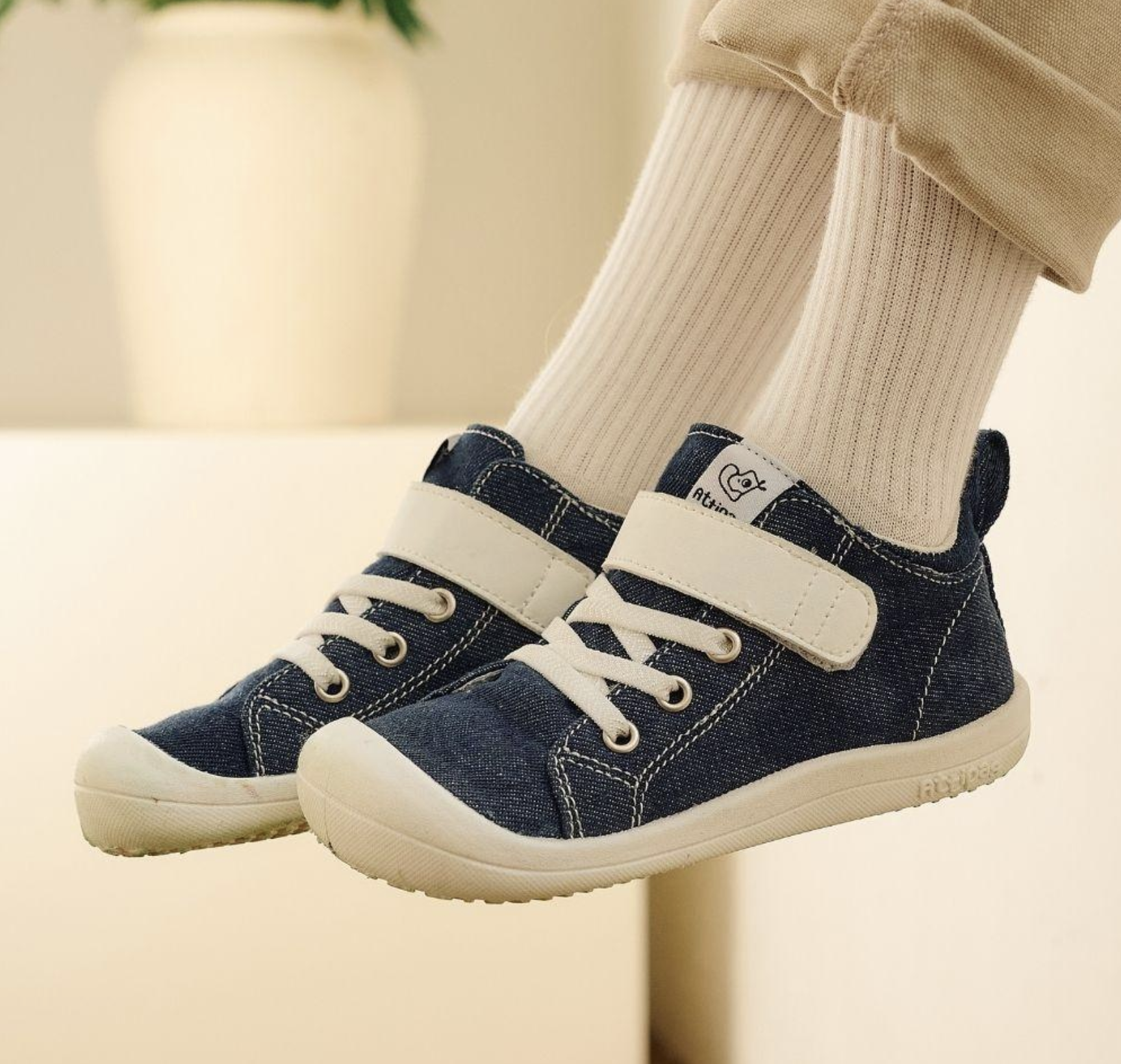  Attipas DENIM Skin Shoes Deep Blue 