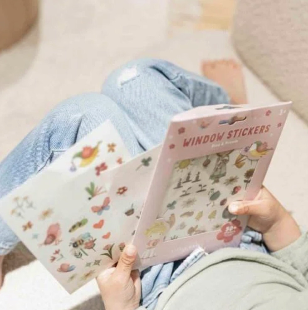  Autocolantes para Vidro Rosa & Friends - Little Dutch 