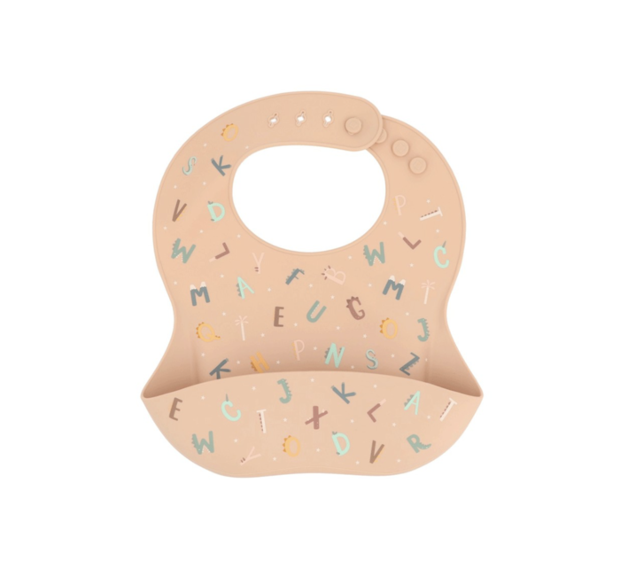  Babete de Silicone Funny Letters - Tutete 