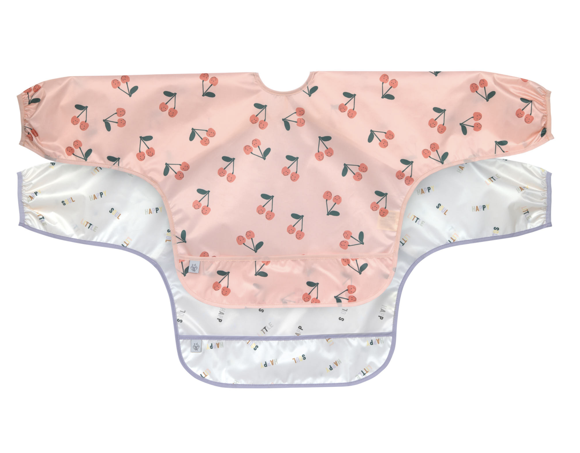  Babetes com Mangas Happy Fruits Cherry Pack de 2 - Lassig 