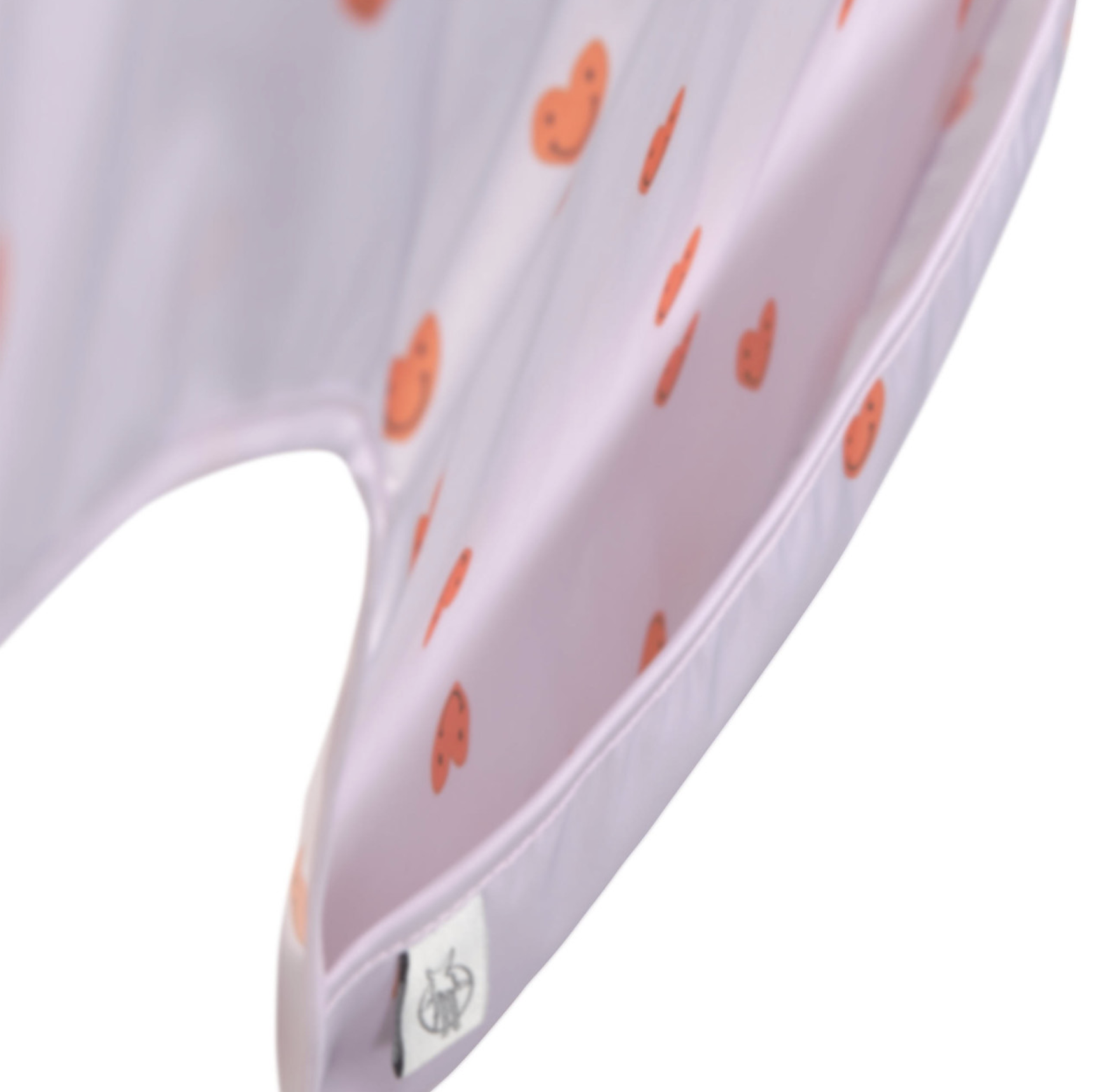 Babetes com Mangas Happy Rascals Heart Lavender Pack de 2 - Lassig 