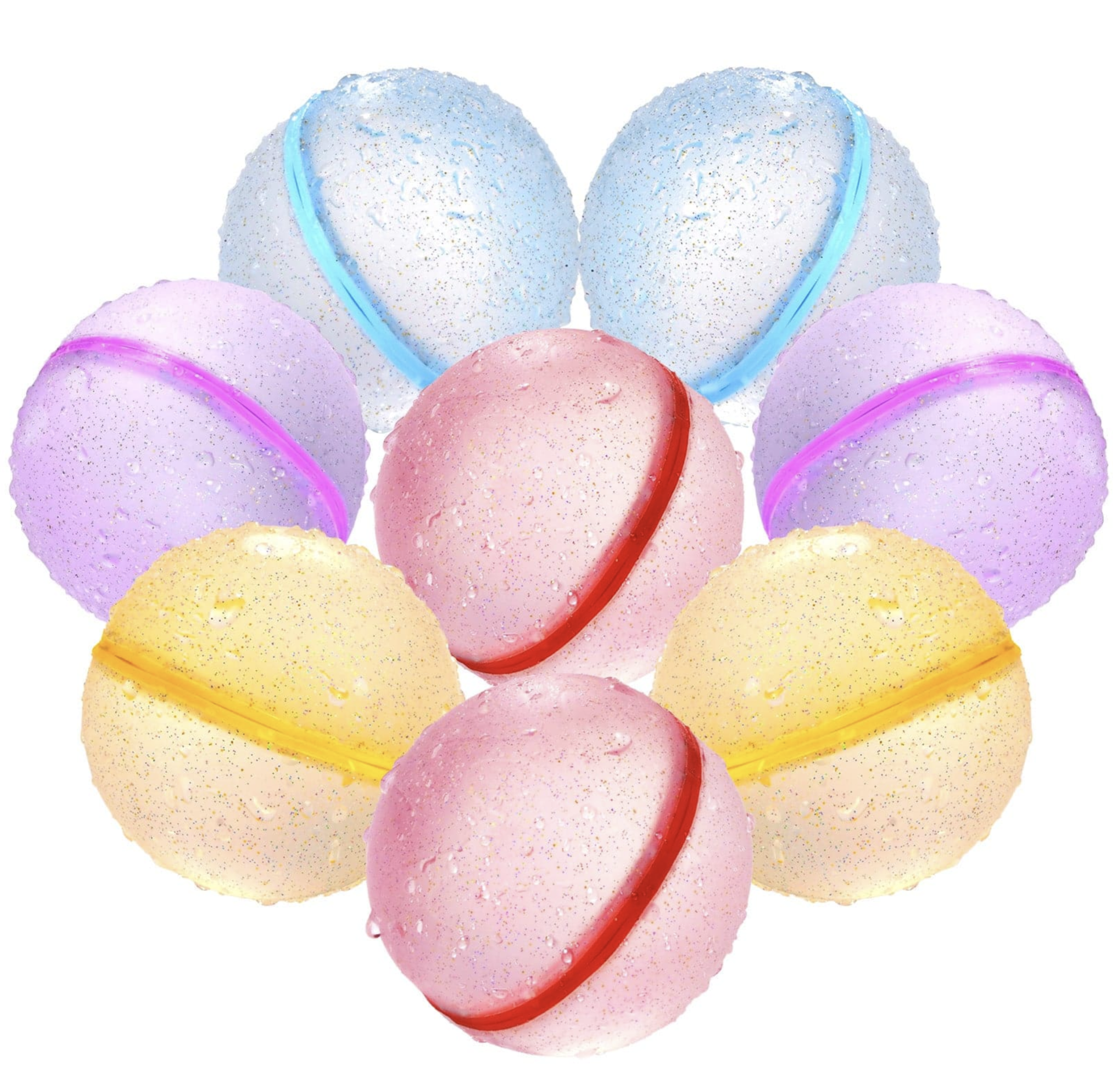 Balões de Água Reutilizáveis Glitter - Soppycid 0