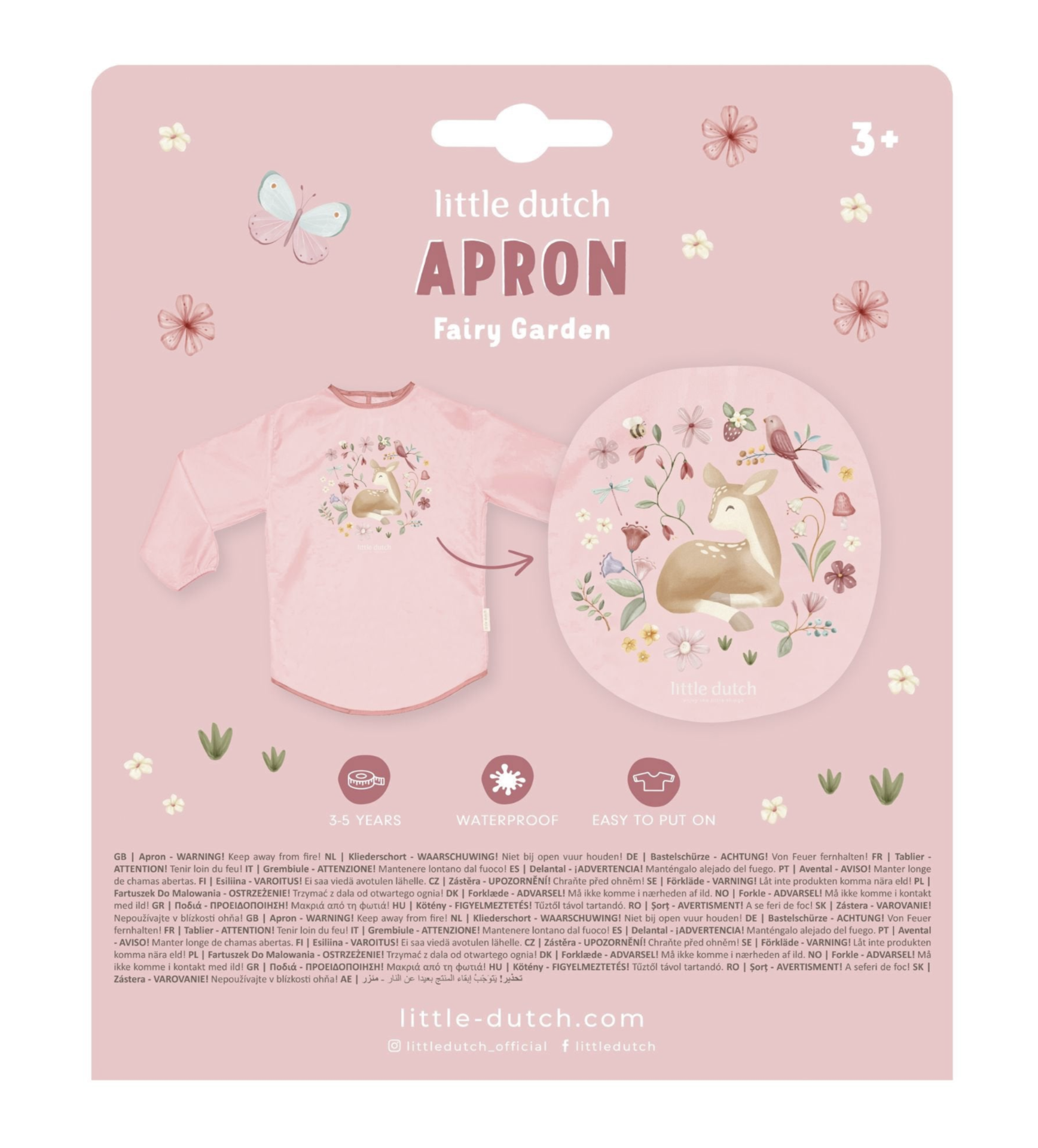  Bib Para Pintura Fairy Garden - Little Dutch 