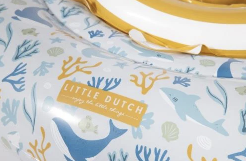  Bóia Insuflável para Bebé Ocean Dreams Blue - Little Dutch 