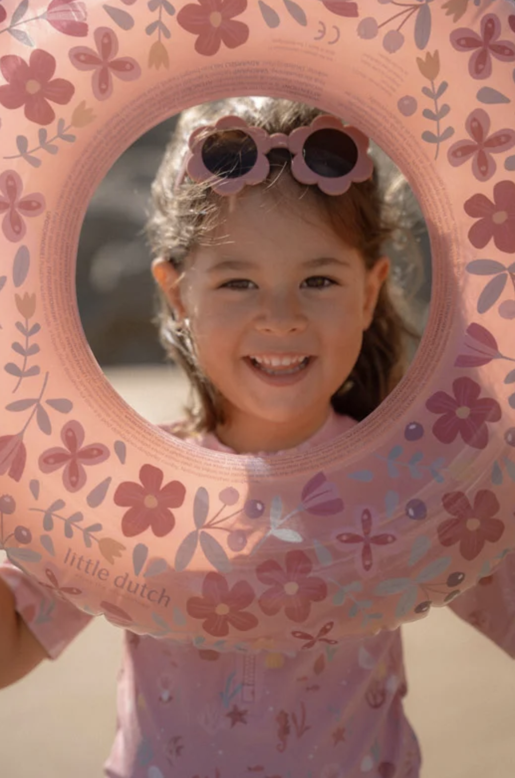  Boia de 50 cm Pink Flowers - Little Dutch 