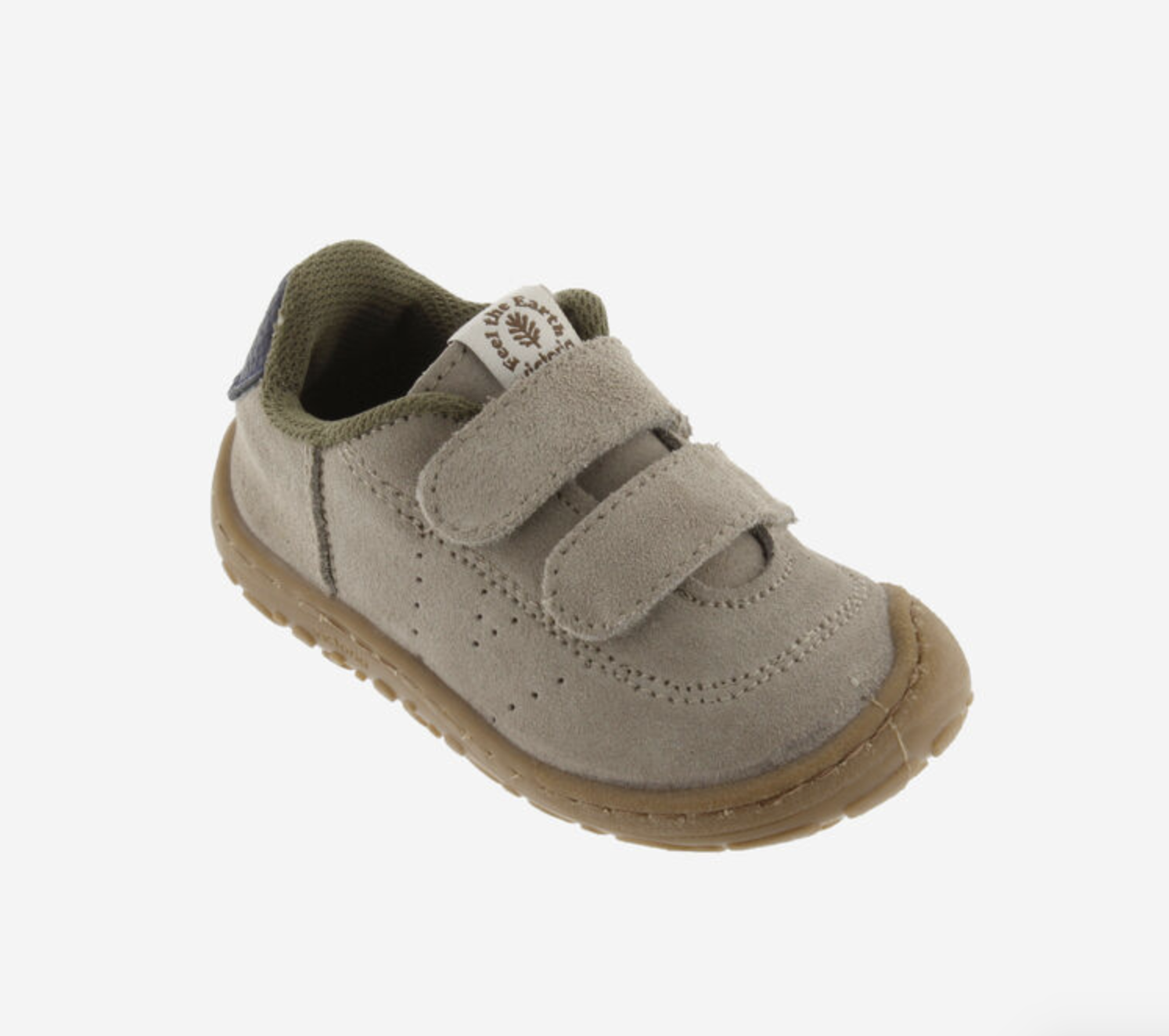  Bosco Barefoot Couro Rachado Taupe - Victoria 